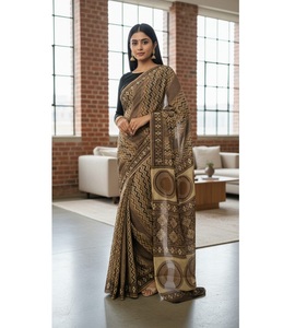 Saris pour femmes très vendus, vêtements culturels avec un design élégant, une texture équilibrée et un attrait avant-gardiste pour les femmes modernes - Product Image 5