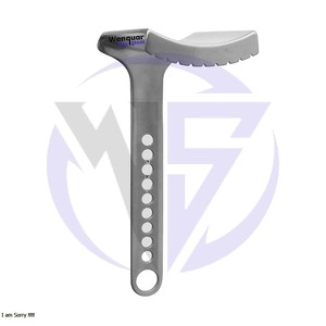 เครื่องดึงสะโพกทางการแพทย์ใบมีดเว้ากว้างพิเศษ (2 3/4 "4 1/4" 6 ") ที่ดึงกลับมาใช้ใหม่ได้พร้อมกับด้ามจับ - Product Image 2