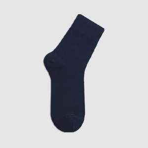 Chaussettes en coton tricoté respirantes pour femmes - Chaussettes habillées décontractées quotidiennes Multicolores Chaussettes unies coréennes -WC021 # 11~14 - Product Image 2