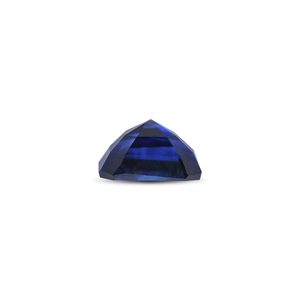 Saphir bleu royal synthétique facetté de 1,51 carat, pierre brute de 10 mm, traité thermiquement - Product Image 3