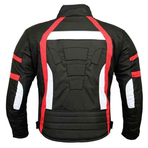 OEM diseño textil moto Cordura chaqueta de carreras transpirable 100% poliéster a prueba de viento de talla grande bolsillos multifuncionales hombres caliente - Product Image 5