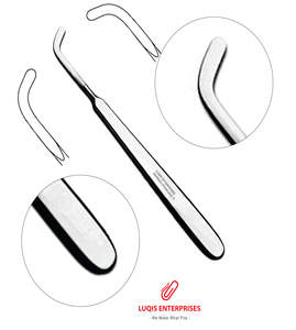 Raspador de Palato Hendido Curvo, Instrumento Quirúrgico de Acero Inoxidable de Grado Médico, Herramienta de Precisión para Cirugía Oral - Product Image 1