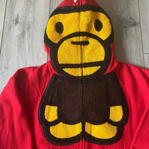 Sudadera con Capucha Bordada de Anime Estilo Y2K 2025, Sudadera de Corte Regular para Hombre, Forro Polar, Mangas Largas, Invierno, Unisex, 100% Algodón - Product Image 3