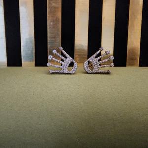 Pendientes de Lujo con Estilo Único en Plata de Ley 925 Chapada en Oro con Certificado IGI para Regalo de Fiesta y Aniversario - Product Image 1