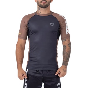 2025 Usine En Gros Logo Personnalisé À Manches Longues À Manches Courtes Compression Chemise Rash Guard par Edge Force Sportswear - Product Image 1