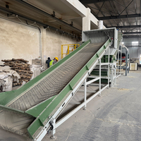 Broyeur industriel à double rotor pour matériaux plastiques, bois et textiles mélangés