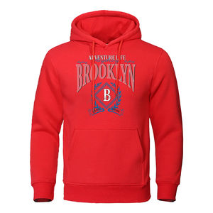 Sudaderas con capucha Otoño Invierno Kangaroo Pocket Hoodies Patrón personalizado gratis Diseño LOGO Impresión 3D Hombres Pullover - Product Image 4