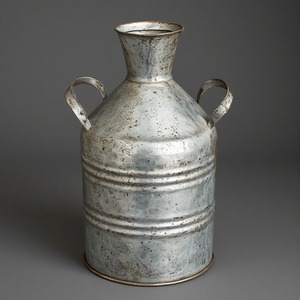 Lata de leche de metal galvanizado de aspecto antiguo con cuerpo duradero, ideal para hogares, granja al aire libre y decoración de cafés - Product Image 6