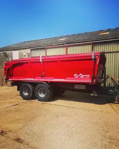 Remolque hidráulico de eje único montado en tractor