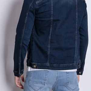 2026 <b>Men's</b> Vintage Denim Jacket Oversized Fit Washed Pattern with Patchwork Print Autumn Outerwear in <b>Jeans</b> Style - Product Image 4