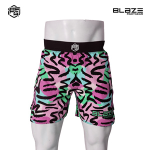 Short de boxe unisexe anti-rides confortable MMA BJJ Fight Wear motif personnalisé poche zippée sur les deux côtés vente en gros - Product Image 2