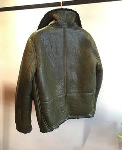 Branda buamadoir caorach เสื้อโค้ทขนสัตว์เทียมมีซิป dunadh uain TE olann Canvas geimthreadh - Product Image 2