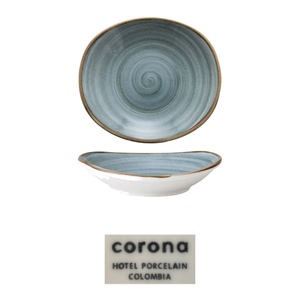 Assiette creuse Corona Artisan Azzurro 20,4 x 19 cm – Fournitures hôtelières et traiteur, vaisselle en gros - Product Image 4