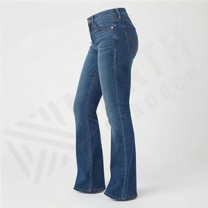 Women's <b>Jeans</b> Comfortable Customized Color Label Most Stylish Special Design Competitive Women <b>Jeans</b> Pants Fashion Collection - Product Image 3