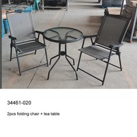 34461-023 5 pièces ensemble de Patio extérieur en métal
