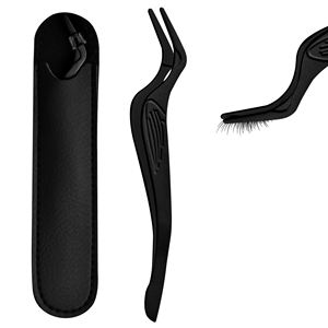 Applicateur de cils en vison réutilisable Khadmi Impex, en acier inoxydable plaqué or, avec pointe en fibre antistatique de précision, étiquetage privé - Product Image 6