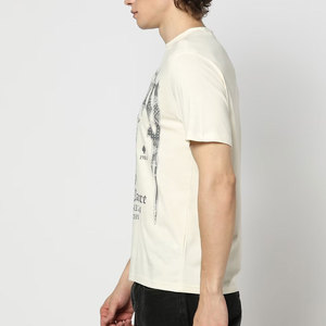 O Neck Best-seller T-shirts sérigraphiés pour hommes Nouveau T-shirt sérigraphié premium à demi-manches et coupe régulière - Product Image 2