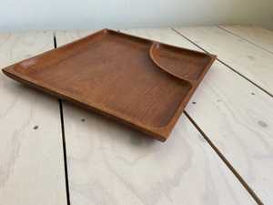 Assiette à dîner en bois naturel et plateau en bambou pour servir des collations et des repas élégants à la maison en Inde - Product Image 6