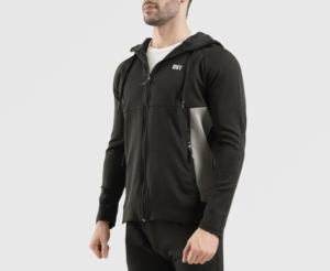 Men's Custom Sports Track Suit with Full Zip 100% Polyester Premium Long Sleeve Sets Screen Printed Logo - Product Image 3