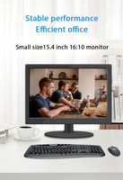 Petite taille 15 15.4 15.6 pouces 16:10 16:9 1280*800 75hz écran large PC ordinateur bureau écran LCD moniteur LED