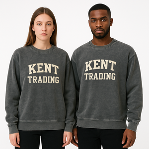 Sweat-shirt surdimensionné personnalisé lavé à l'acide, 100% coton polaire | Pull vintage pour hommes et femmes | Fournisseur OEM - Product Image 1