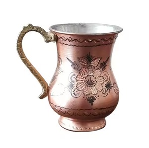 Taza de cobre exclusiva con nuevo diseño innovador elaborado para casas de lujo, bares elegantes y vasos elegantes - Product Image 4