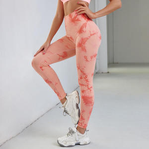 Gym Fitness Yoga Wear Workout High Waist Scrunch Yoga Pants <b>Leggings</b> for Women <b>Butt</b> <b>Lift</b> Seamless Tie Dye Yoga Pants <b>Leggings</b> - Product Image 6