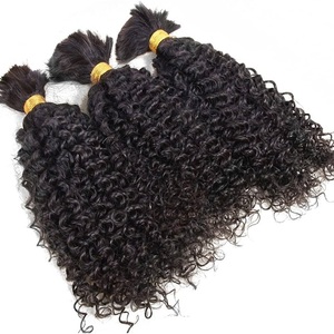 Vente en gros de paquets de cheveux Remy indiens cambodgiens non transformés extensions alignées de cuticules vierges en vrac cheveux humains à vagues profondes - Product Image 1