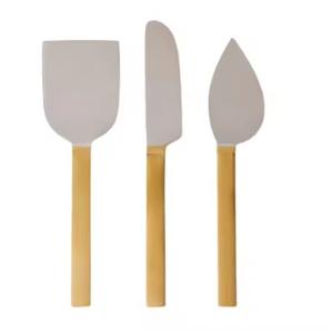 Handmade Metal <b>Cheese</b> <b>Knife</b> Modern Luxury Look Rose Gold Handle Cutlery Tableware Use - Product Image 4