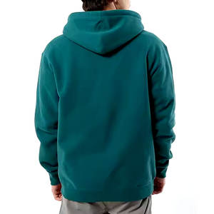 เสื้อมีฮู้ดแบบสวมหัวของผู้ชายมาใหม่พร้อมโลโก้ของคุณเสื้อมีฮู้ดแบบสวมหัวผ้าคอตตอนผสมสีพื้นมีสไตล์ออกแบบได้ตามต้องการ - Product Image 2