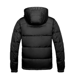 Servicio OEM La mayoría de las tendencias Chaqueta acolchada para hombre con logotipo personalizado Chaqueta larga para mantener el calor Chaquetas de invierno - Product Image 4