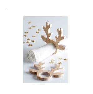 Elegant Gold Tone Metal <b>Bunny</b> Ear Napkin Ring Handmade Designer Table <b>Accessory</b> for Dining Wedding Party Hotel Restaurant Home - Product Image 2