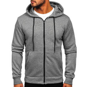 OEM Vente en gros de sweats à capuche pour hommes fermeture éclair complète sweat à capuche avec logo personnalisé pour hommes et femmes - Product Image 1