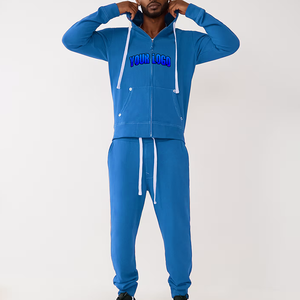 Ensemble de survêtement noir évasé en coton avec logo imprimé en strass et effet vieilli, style streetwear personnalisé, deux pièces pour homme (hoodies et pantalons de survêtement) - Product Image 6