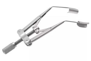Liberman 1X Espéculo ocular 10mm Instrumento quirúrgico manual pediátrico Cuchillas sólidas delgadas Acero inoxidable Aprobado por La CE para Pentax - Product Image 4