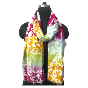 Bufanda estampada en viscosa para mujer de alta calidad estilo moderno para invierno precio bajo de India - Product Image 6
