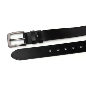 Cinturones de cuero informales y de vestir para hombre, duraderos y elegantes con hebilla de metal personalizada para uso diario - Product Image 1