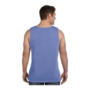 Super Premium 100% coton hommes débardeur nouveau Design décontracté couleur unie respirant tricoté maillot unique pour l'été meilleur prix - Product Image 2