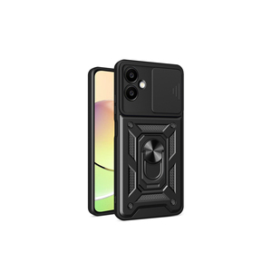 Étui de téléphone magnétique pour Samsung Galaxy A06 A03S A12 A22 A24 A32 A34 A52 A55 - Protection de l'appareil photo avec couvercle coulissant - Noir - Product Image 1