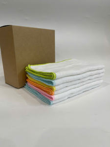 ผ้าเช็ดตัวผ้าฝ้าย100% ขนาด25*35ซม. สีล้วนแห้งเร็วไม่ก่อให้เกิดอาการแพ้แบบใช้ซ้ำได้ผ้าเช็ดตัวผ้าฝ้ายเป็นมิตรกับสิ่งแวดล้อมผ้าเช็ดสำหรับห้องครัว - Product Image 5