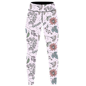 Leggings yoga wear taille haute femmes leggings en couleur unie impression graphique sublimation broderie sérigraphie et impression numérique - Product Image 4