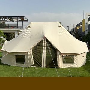 Tienda de campaña Emperor Bell, lona de algodón 100% impermeable, lo mejor para acampar al aire libre, fiesta de estilo de lujo, 6x4m - Product Image 2