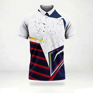 Maillot de cricket imprimé de haute qualité, écologique, léger, respirant, séchage rapide, uniforme d'équipe pour hommes, couleurs et tailles personnalisées, pas cher - Product Image 1