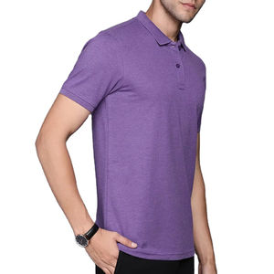 Polo de golf pour homme en coton à manches courtes Polo pour homme Vêtements de sport confortables pour l'été en plein air Logo brodé - Product Image 1
