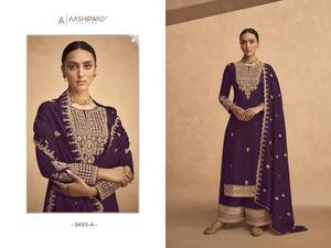 Mejor tela Última colección Excelente calidad Heavy Diamond Georgette Salwar Suit con bordado Trabajo Proveedor indio - Product Image 2