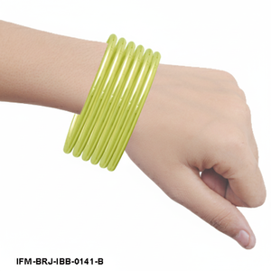 High-Polish Brass <b>Bangle</b> <b>Bracelet</b> Slim Minimalist Stackable Round <b>Bangle</b> for Women - Product Image 6