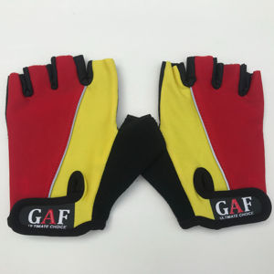 GAF Deportes al aire libre Fitness Guantes de medio dedo Cuero Transpirable Resistente al desgaste Entrenamiento con pesas Levantamiento de potencia - Product Image 5