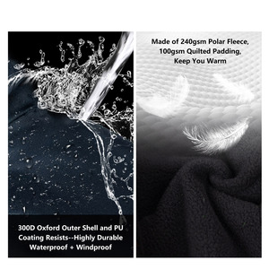 ANSI Clase 1 300D Oxford Hi Vis Chaquetas DE TRABAJO reflectantes para hombres Ropa DE SEGURIDAD impermeable de alta visibilidad - Product Image 3