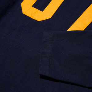 2026 Bestselling High Quality Custom Men's Winter Solid Long Sleeve Navy Blue 100% Cotton Fleece Breathable Sweatshirt Wholesale - Product Image 5