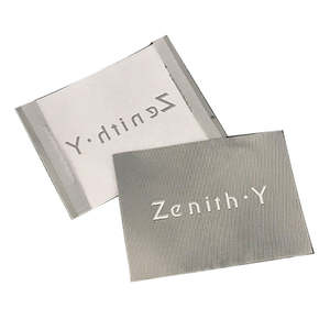 Top vente sur mesure vêtements marque étiquette étiquette étiquettes tissées pour vêtements imprimé coton col tissage exclusif imprimé - Product Image 2